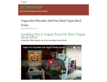 Tablet Screenshot of fitvegetarian.com